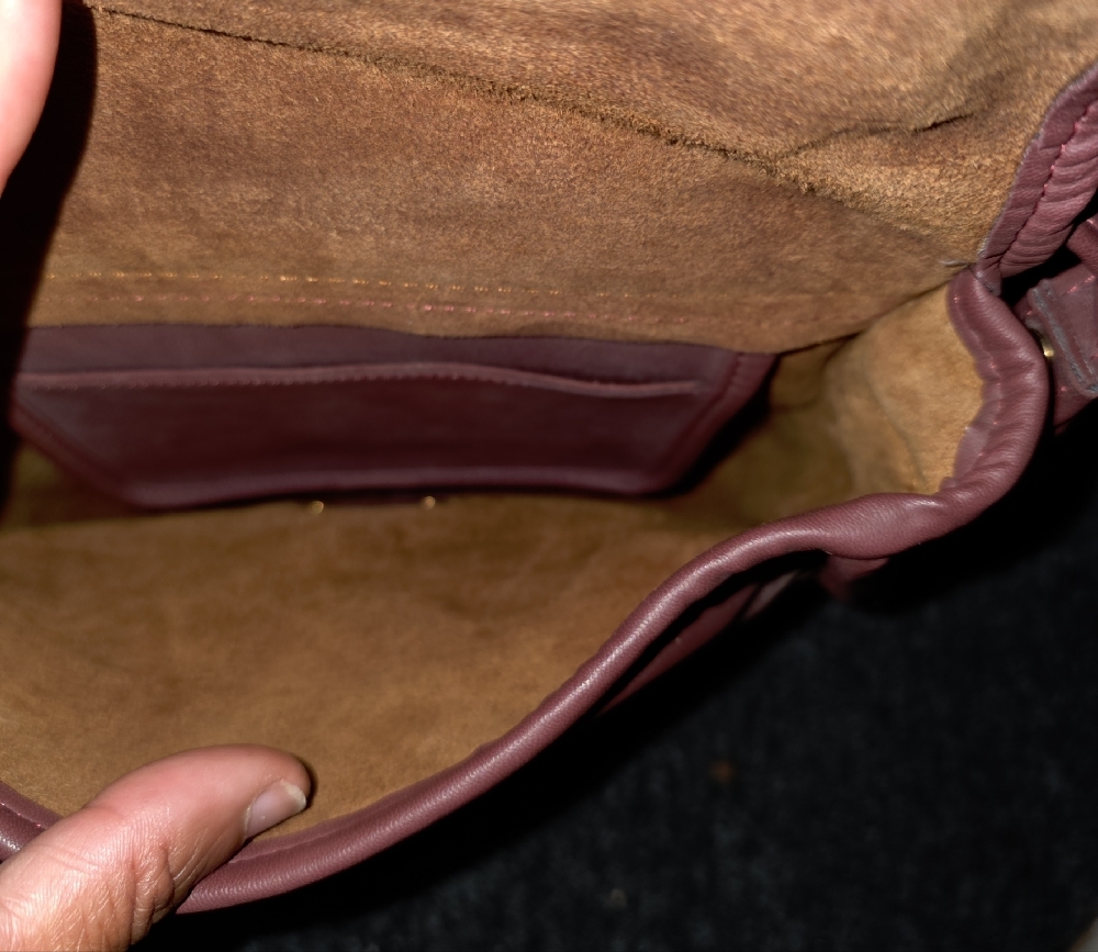 Source Unknown Maroon Crossbody Bag - image 6